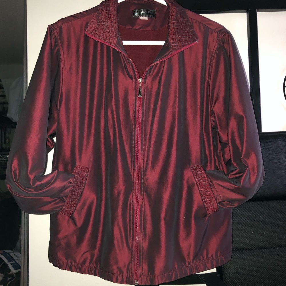 Reflective Burgundy Jacket! - Picture 2 of 4